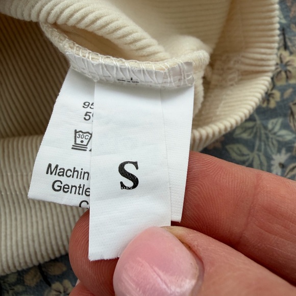 Cream Ribbed Tank Top - Picture 3 of 3